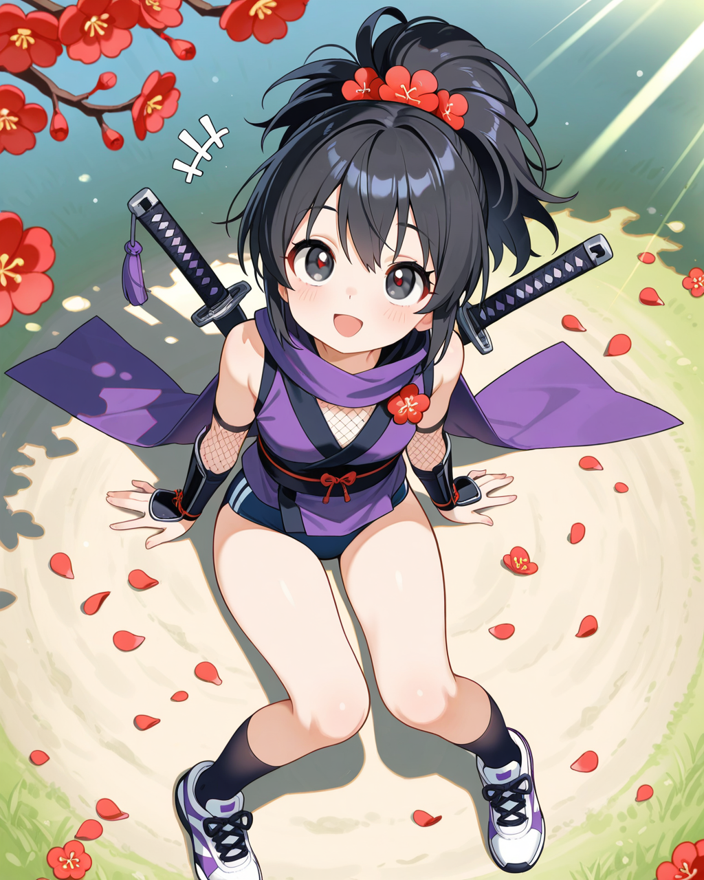 梅の花と忍ルマちゃん | の人気AIイラスト・グラビア