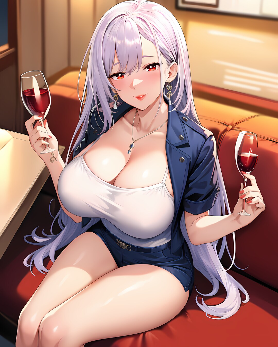 🥂お仕事お疲れ様！ミレナとディナーで乾杯🍷