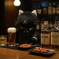 猫バーをリスペクトする黒猫バーテンダー 2枚目
