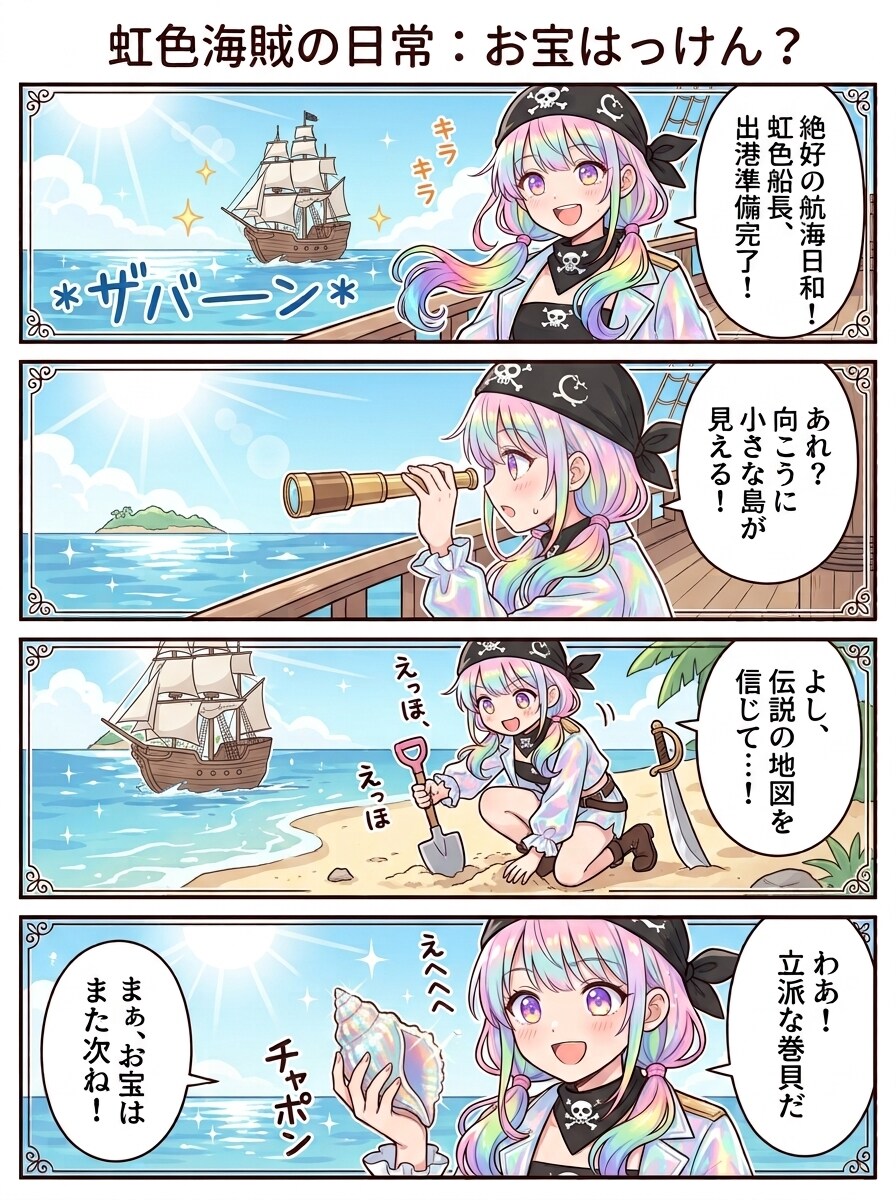 虹色航海日誌 🌈⚓️🐚 | の人気AIイラスト・グラビア