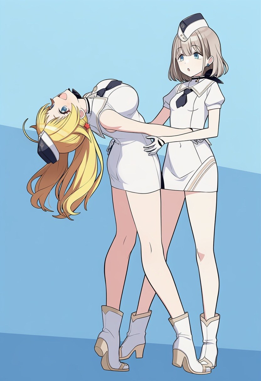 ブルアカオペレーター服　後ろ反り40