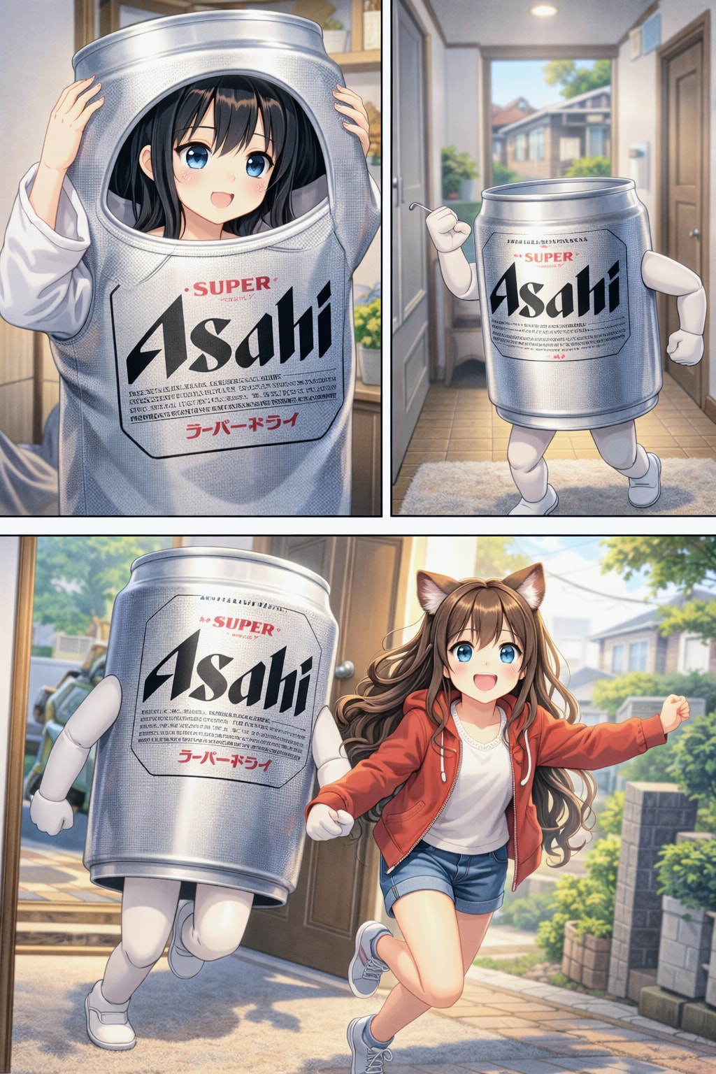 捨てられていたドールと小さな女の子