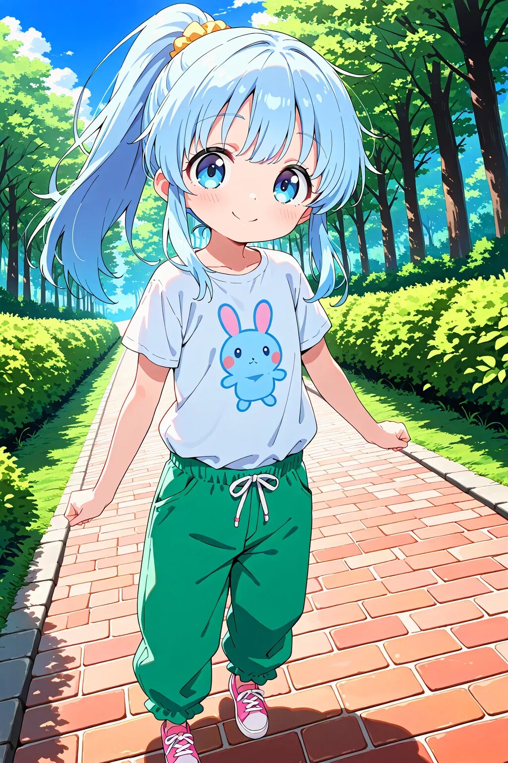 あおいちゃんの夏コーデ考えてます2