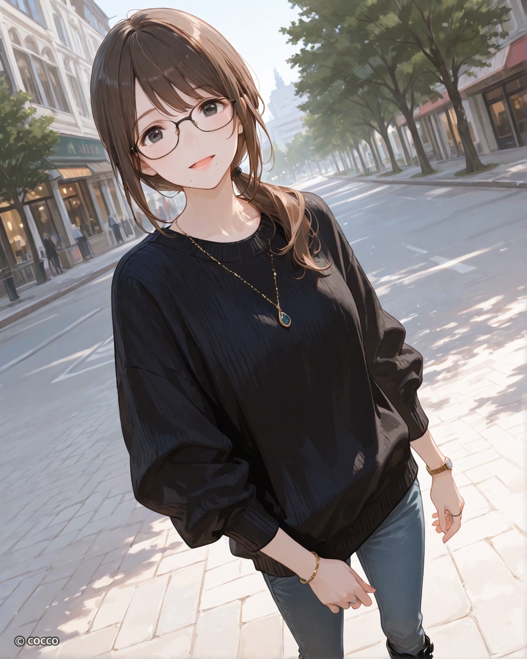 微笑み | の人気AIイラスト・グラビア