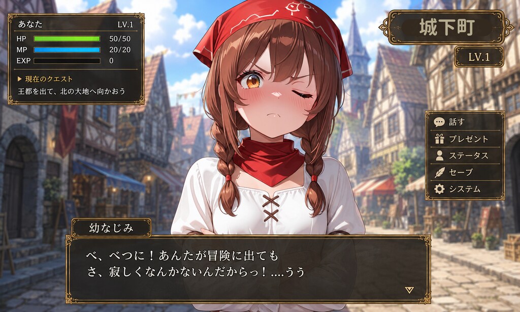 最初の町
