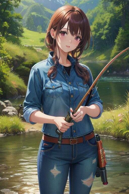 釣りガール