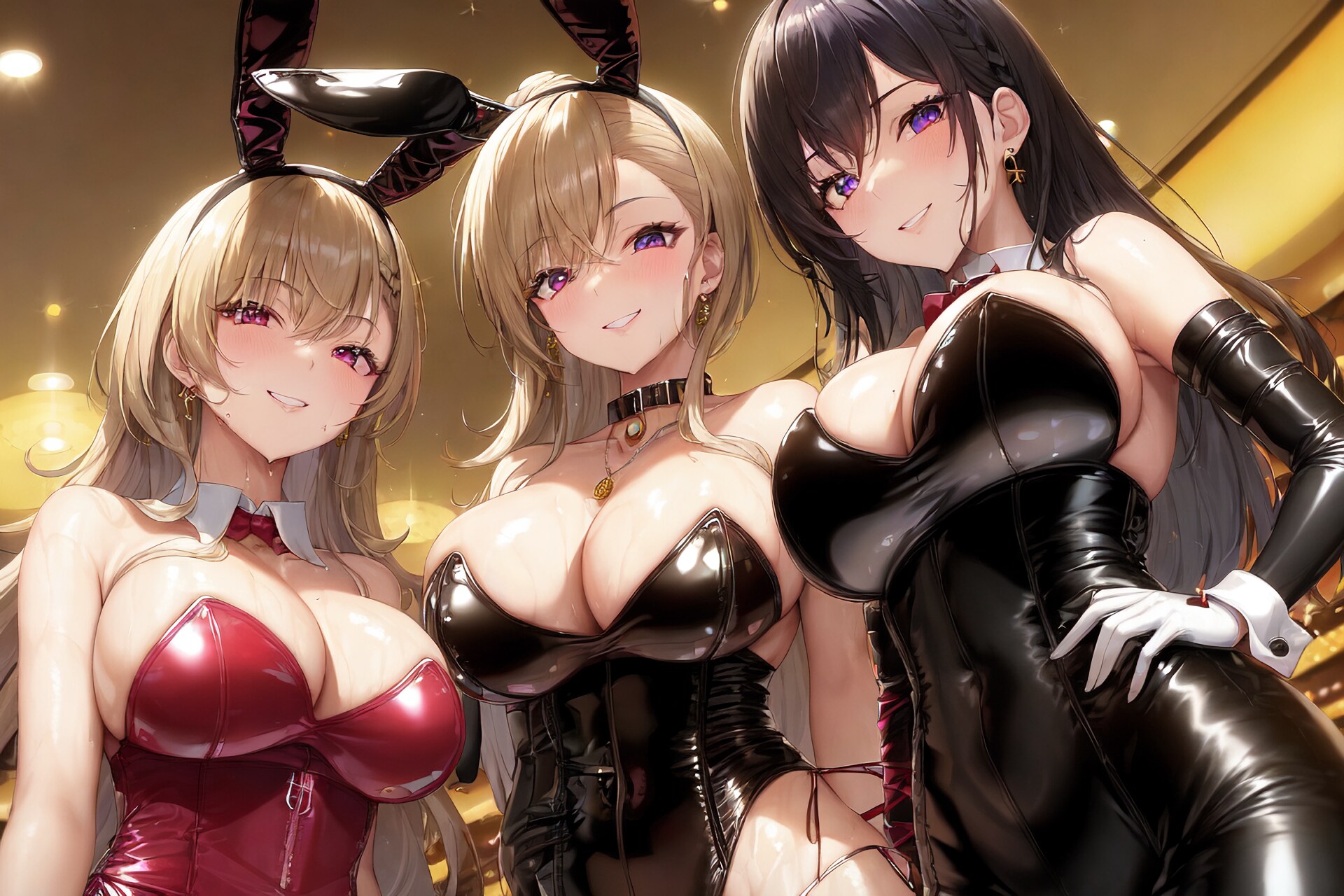 ドSなエナメルバニーガールちゃん達に見下されたいHolaraAI