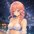 星空リゾートの壁画 3枚目
