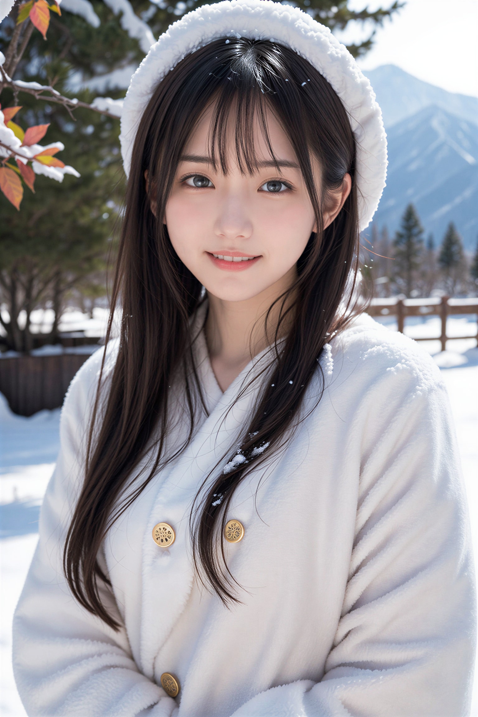 雪のまなざし | の人気AIイラスト・グラビア