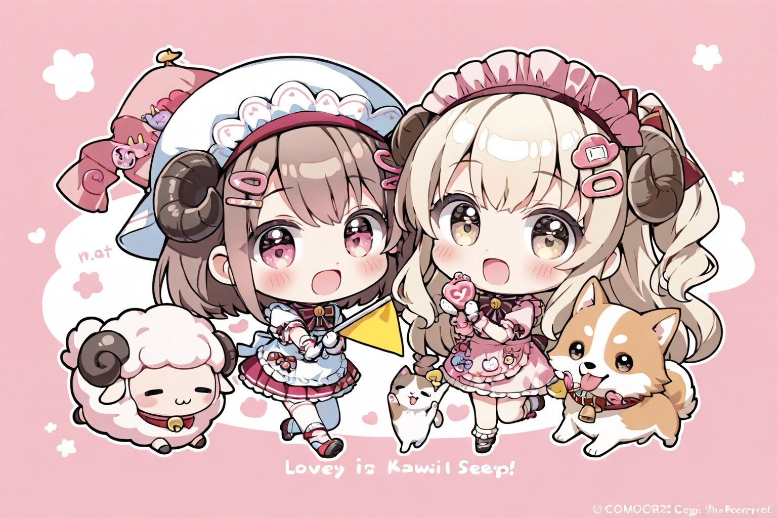kawaii隊結成！ | の人気AIイラスト・グラビア