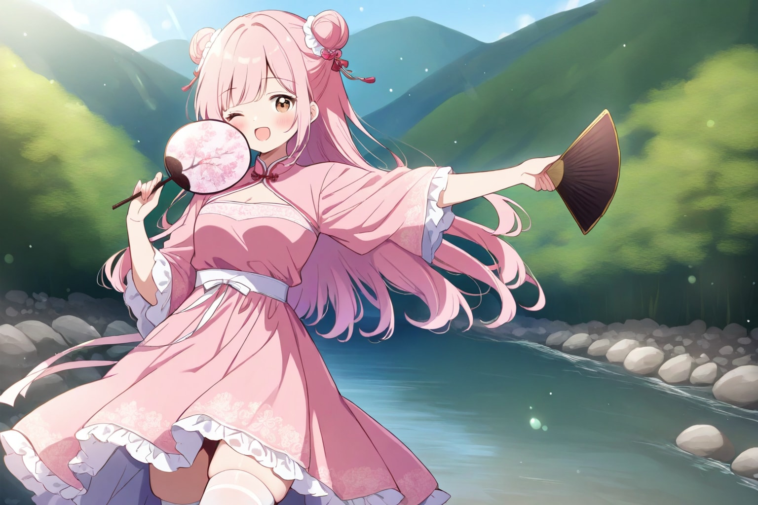 riverside | の人気AIイラスト・グラビア