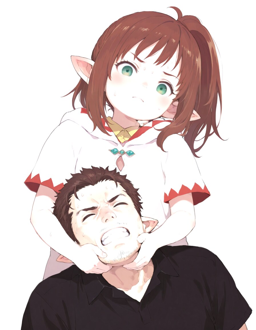お客さんこってますねー