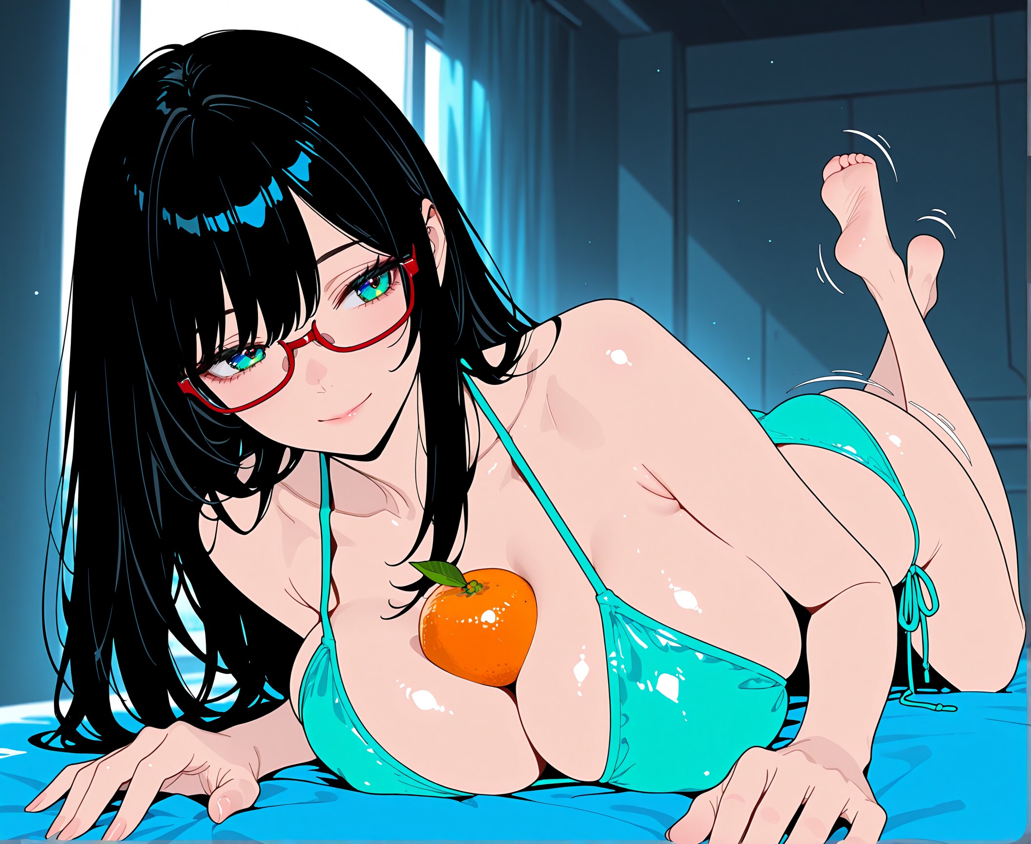 お正月だね♪みかん食べる？…あ♪おっぱいだよね♡
