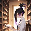 本を読む 3枚目