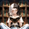 本を読む 6枚目