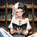 本を読む 5枚目