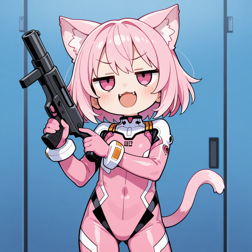 やっとまともなポーズが取れたにゃん！！