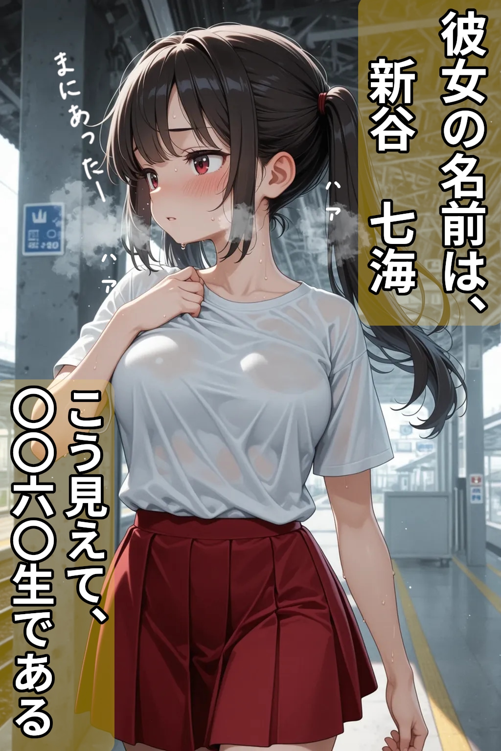 おとなしいロリ巨乳が電車で電車でキモおやじに痴〇される日常①