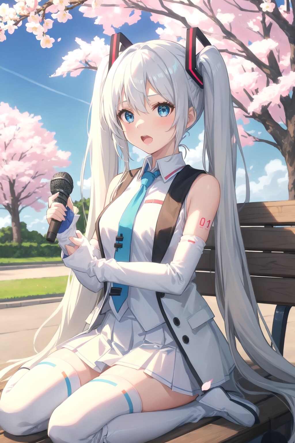 V4B 雪ミク 萌え袖