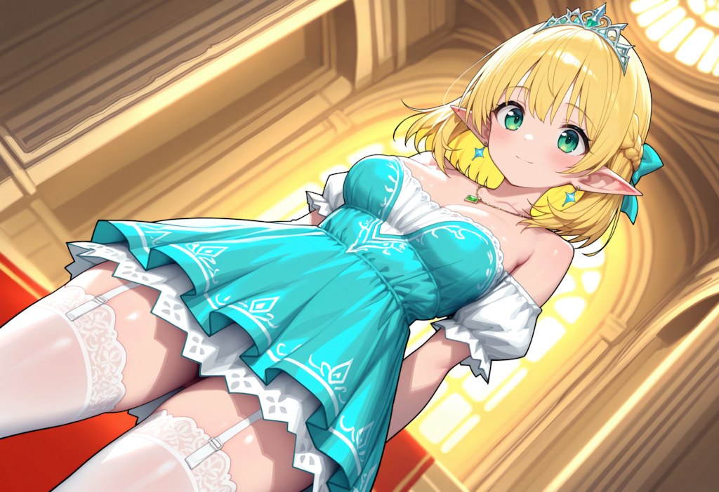 エルフちゃん・お姫様モード