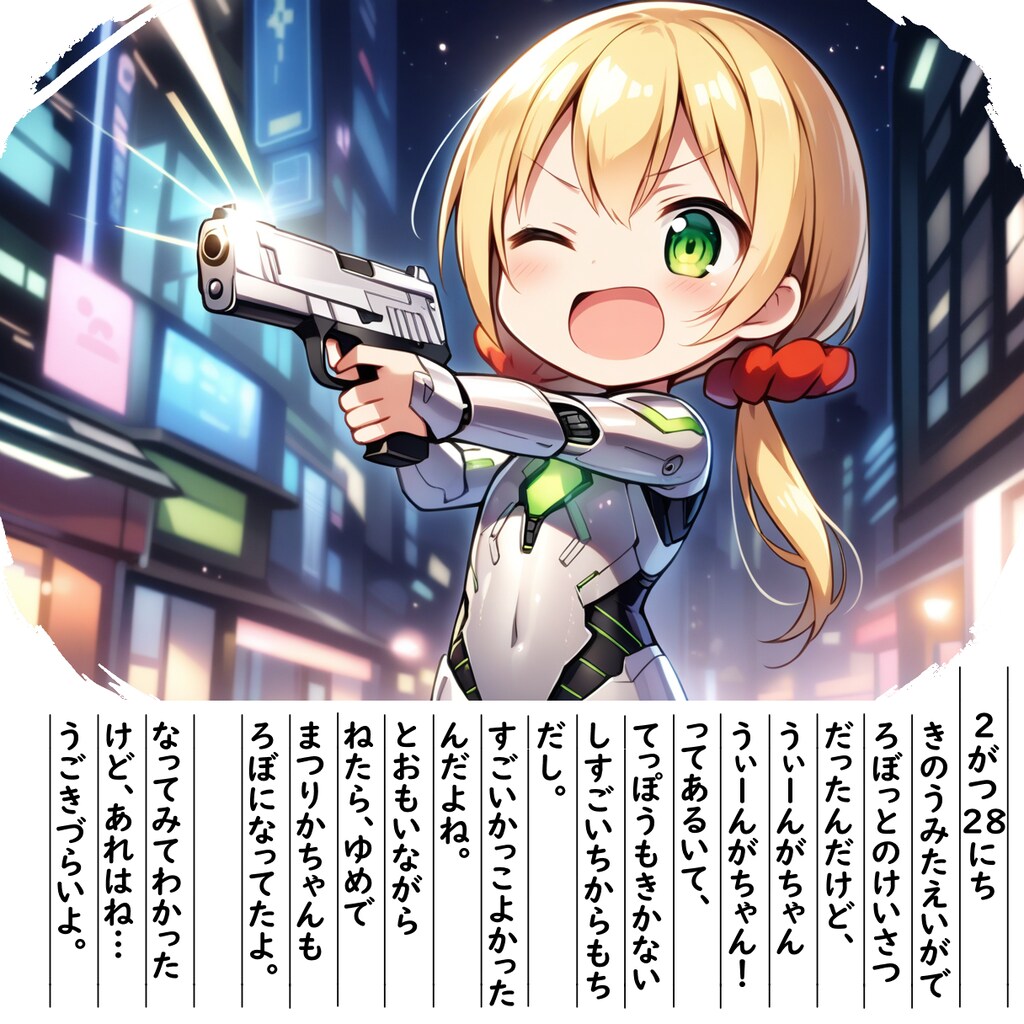 【絵日記】ろぼこっぷまつりかちゃん