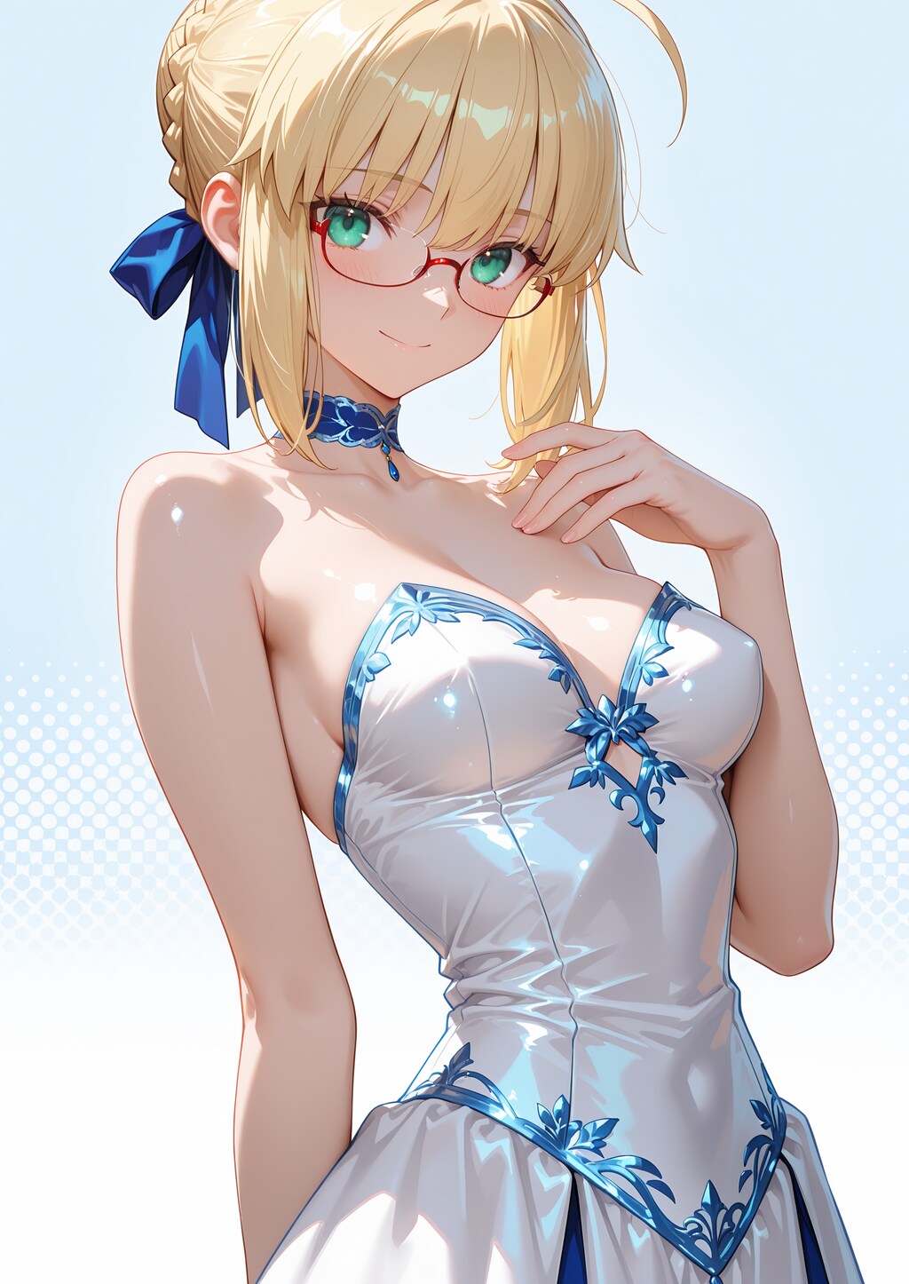 セイバー風の金髪女子♡