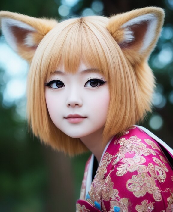 実写みたいな狐娘