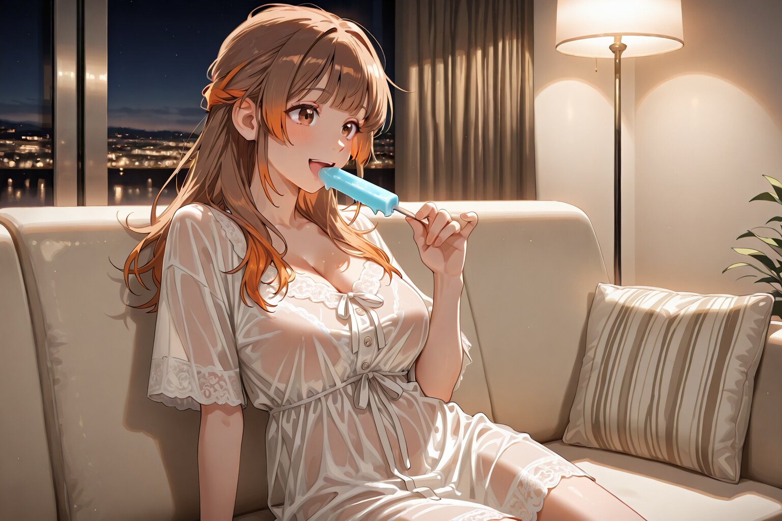 たまにはお酒を以外で涼を取るのもいいわ～(*^o^*)