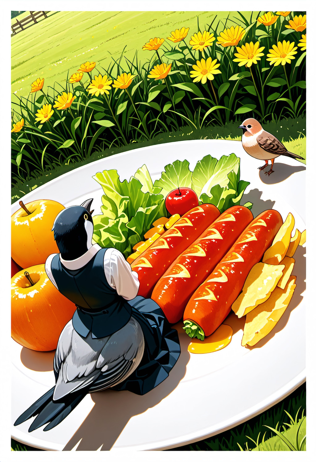 草原のランチタイム・ドリーム