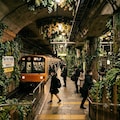 森っぽい地下鉄の駅 2枚目