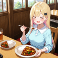 カレーライスを食べるひまりちゃん 4枚目
