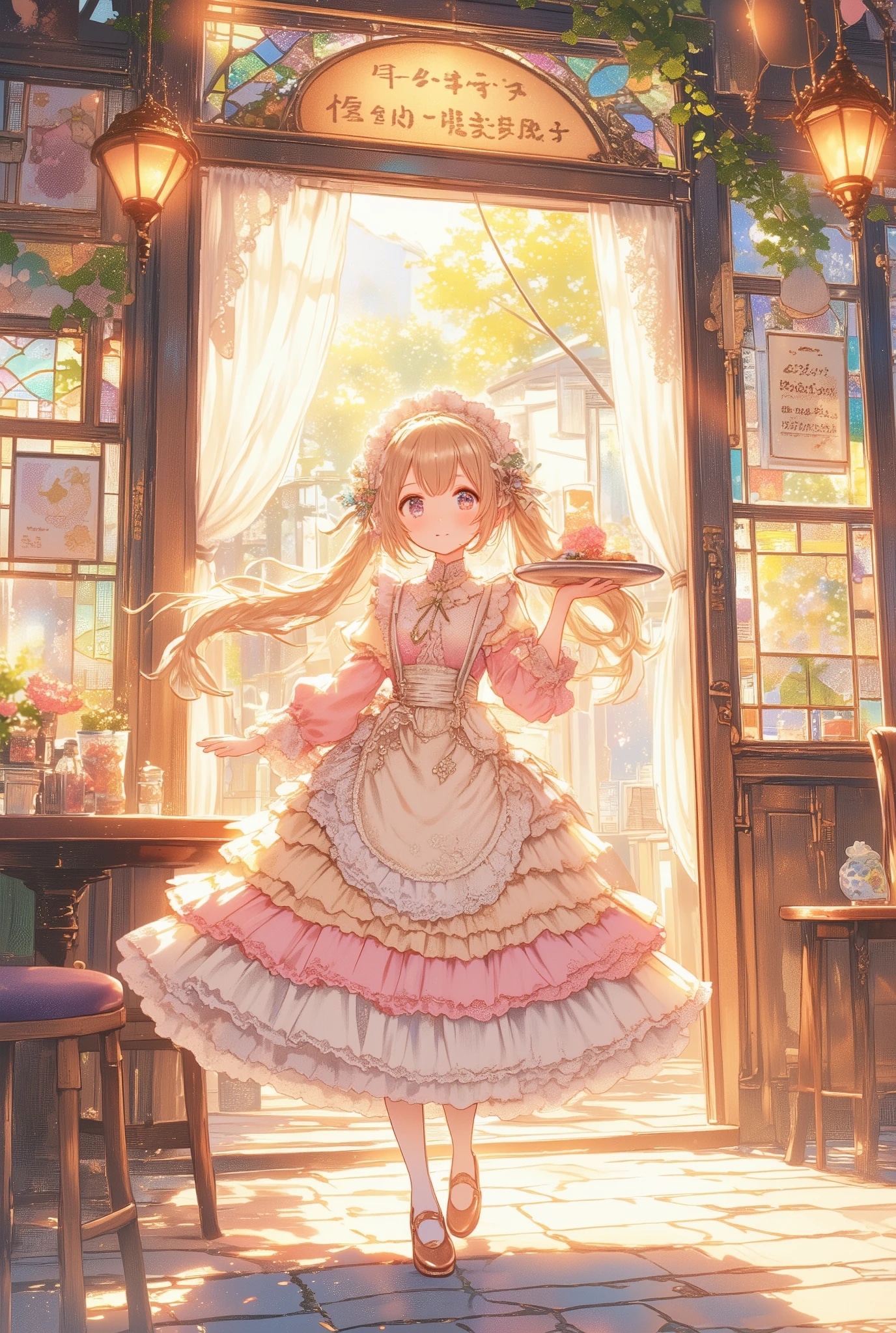 フリフリちゃんのレトロカフェ | の人気AIイラスト・グラビア