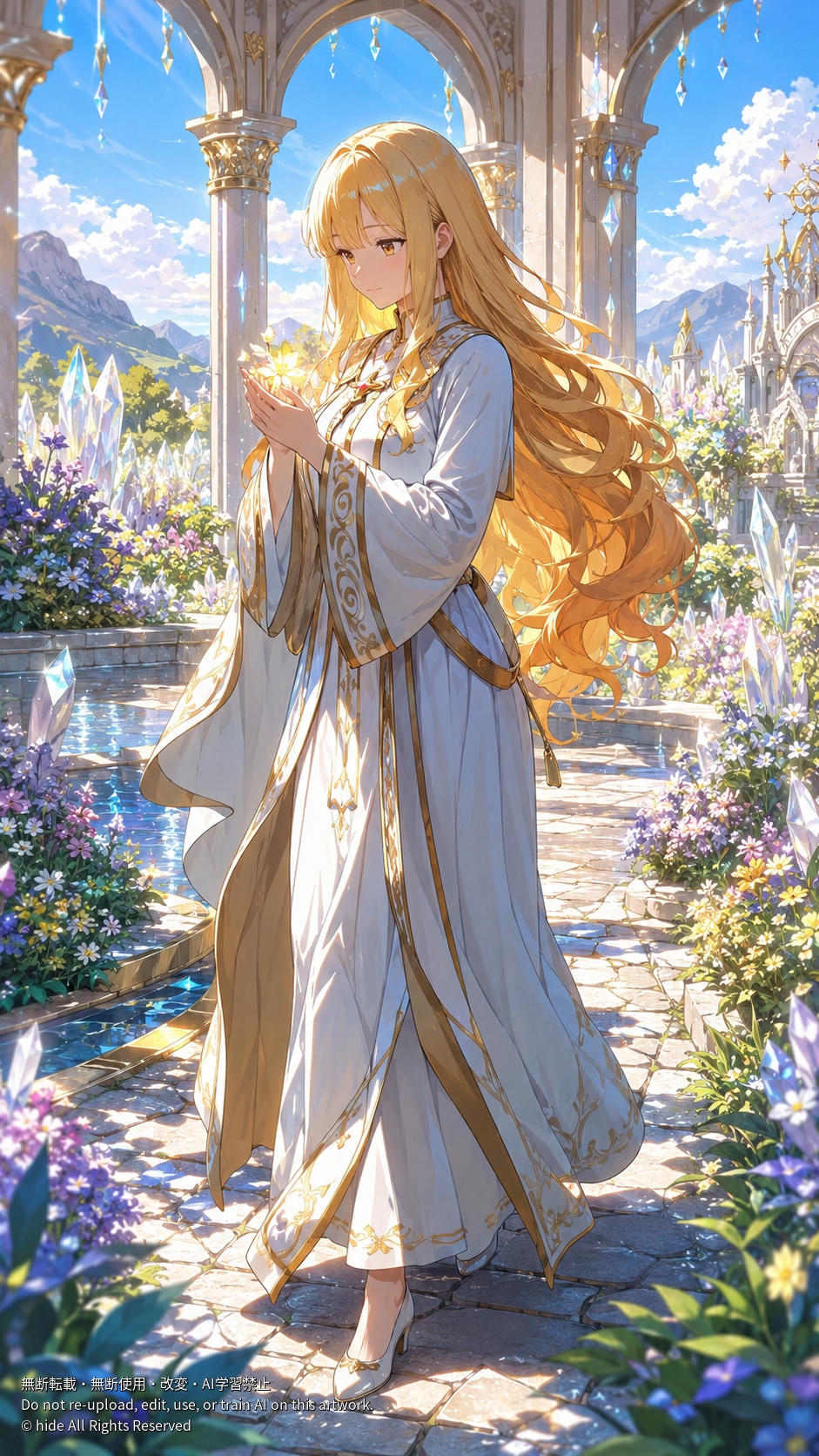 癒やし花の庭 | の人気AIイラスト・グラビア
