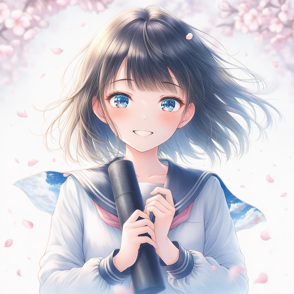 卒業の3月　(夢見月：ゆめみつき）