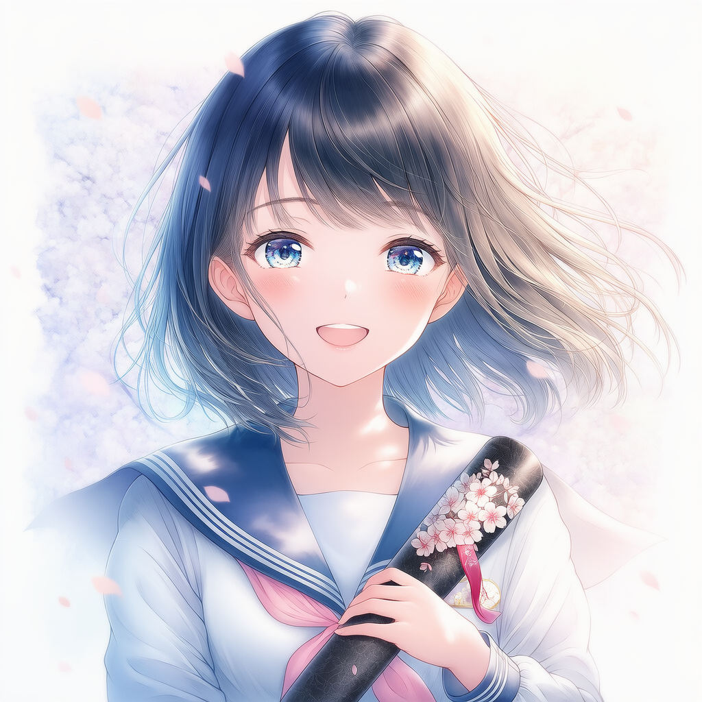 卒業の3月　(夢見月：ゆめみつき） | の人気AIイラスト・グラビア