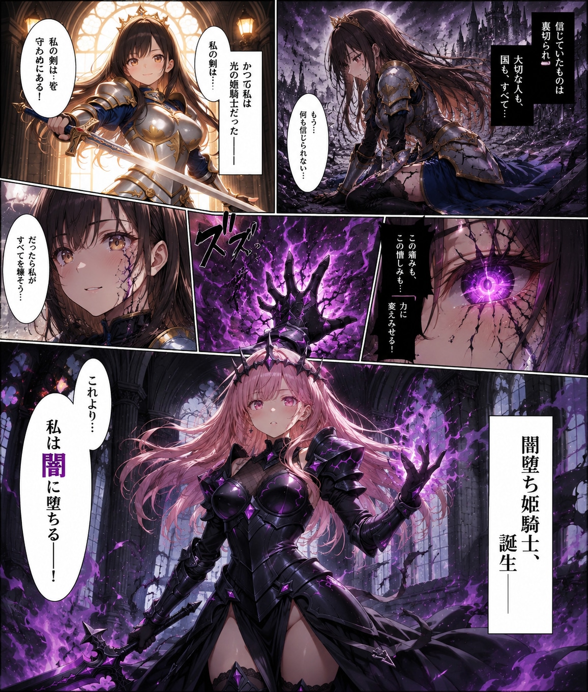 闇堕ちの姫騎士