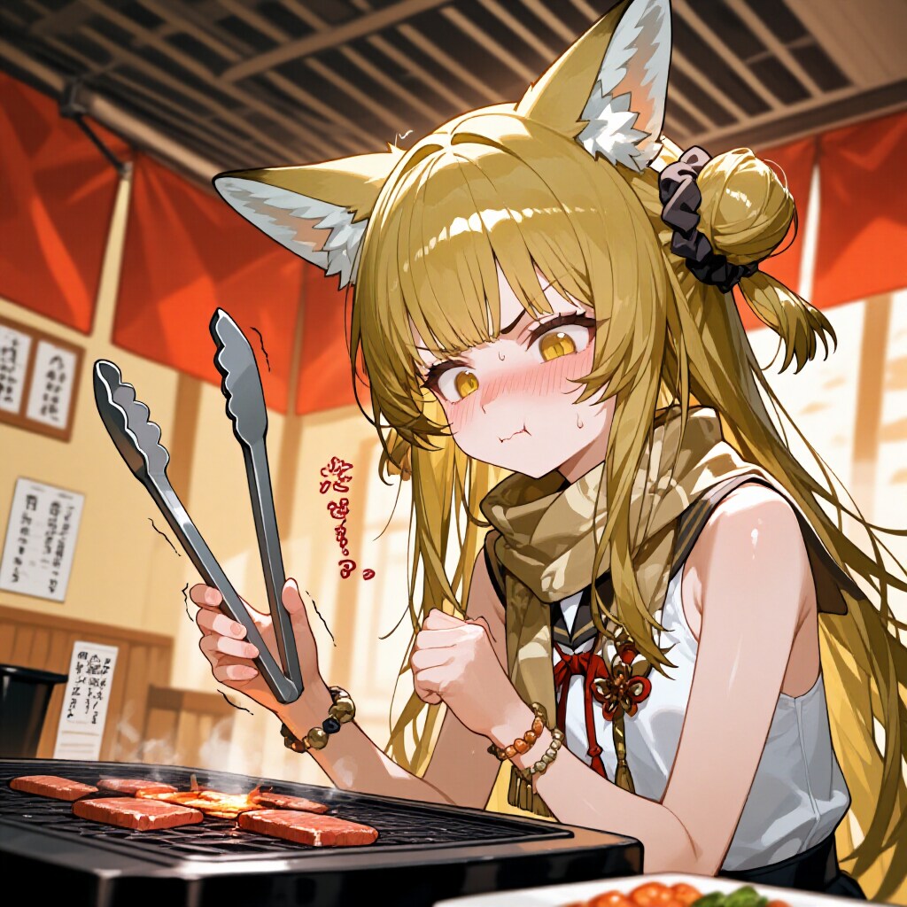 肉を見るのよ…