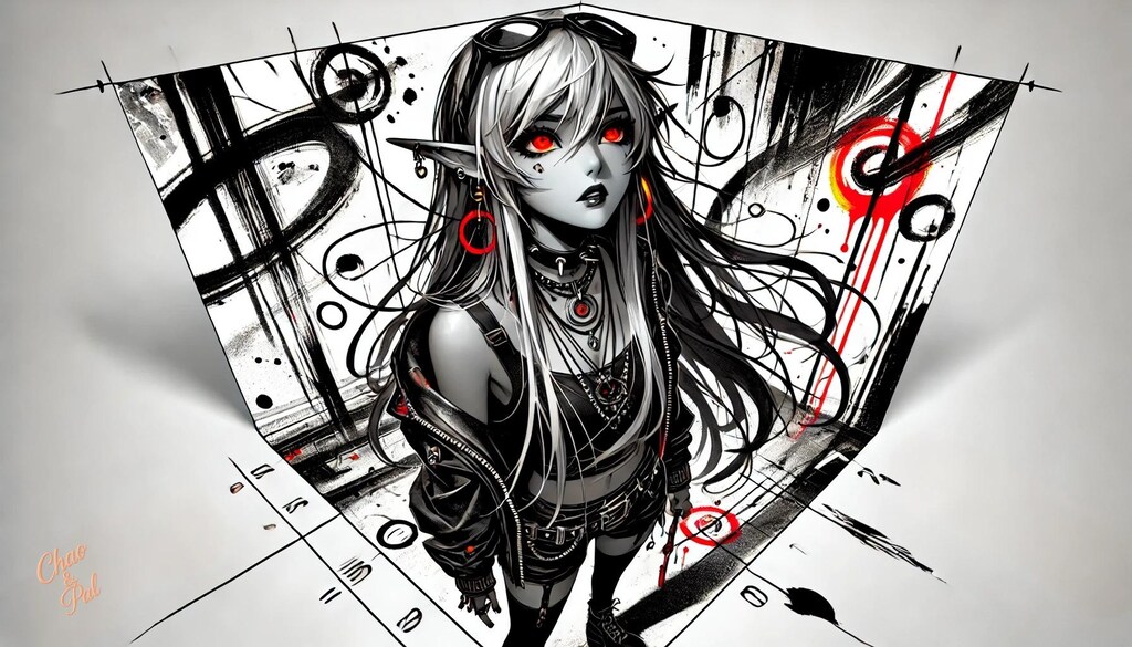 ストリート系ダークエルフ