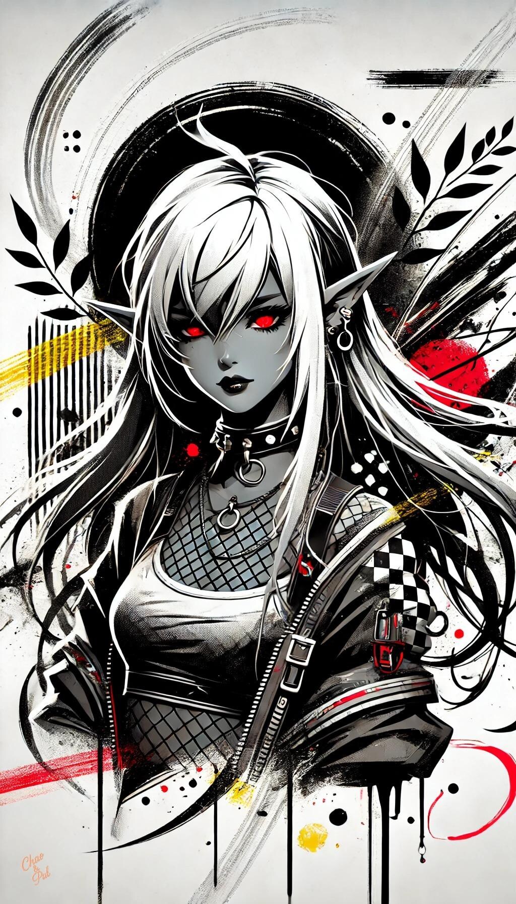 ストリート系ダークエルフ