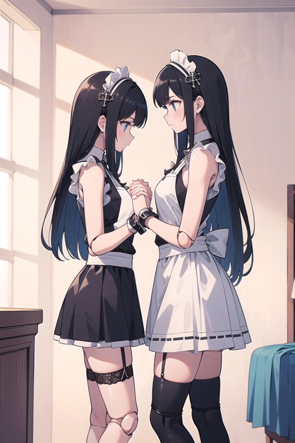 人形メイドの百合