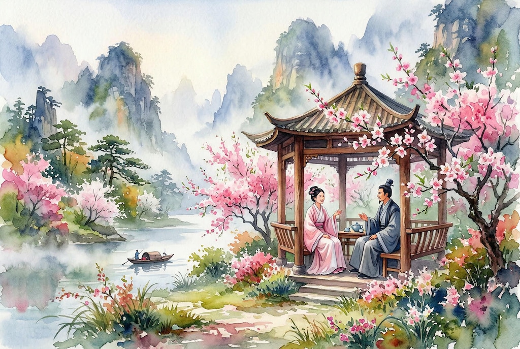 春天百花盛開(花咲く春)