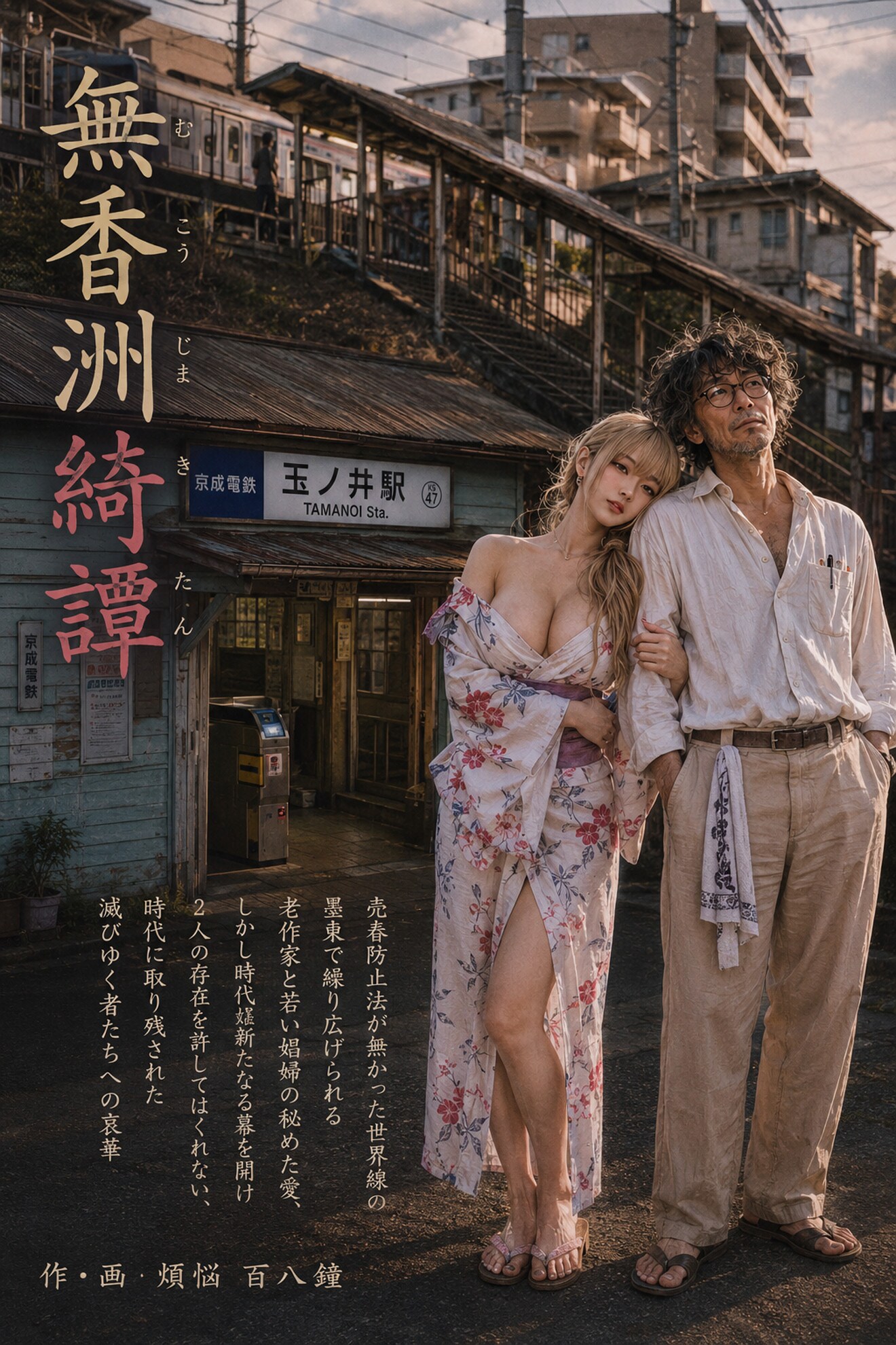 【架空小説本】「無香洲綺譚」という物語(そのポスター制作)