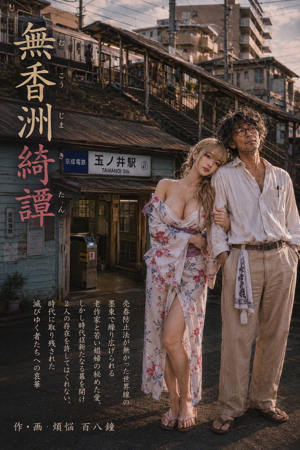 【架空小説本】「無香洲綺譚」という物語(そのポスター制作)