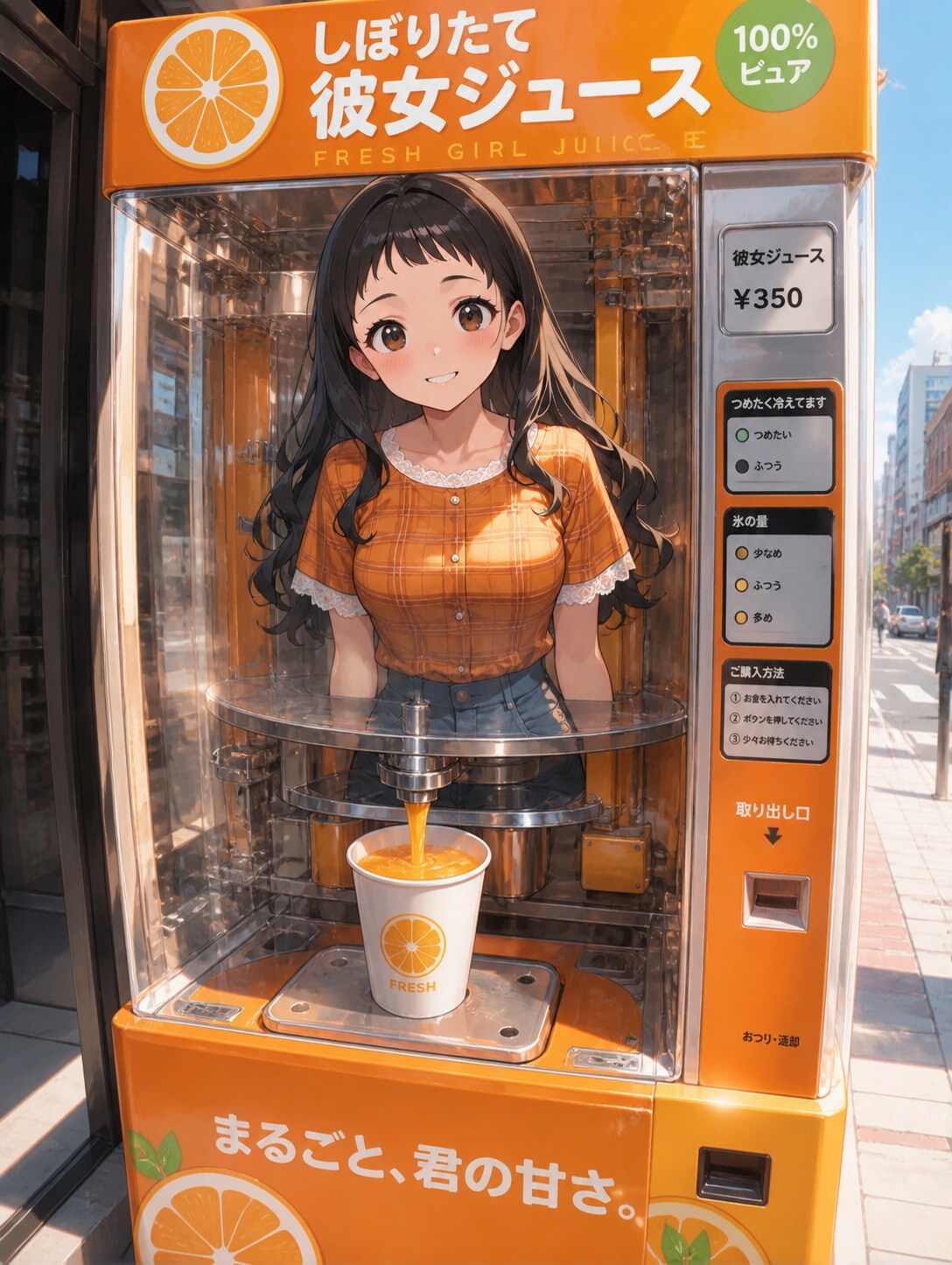 新鮮ミカンジュース