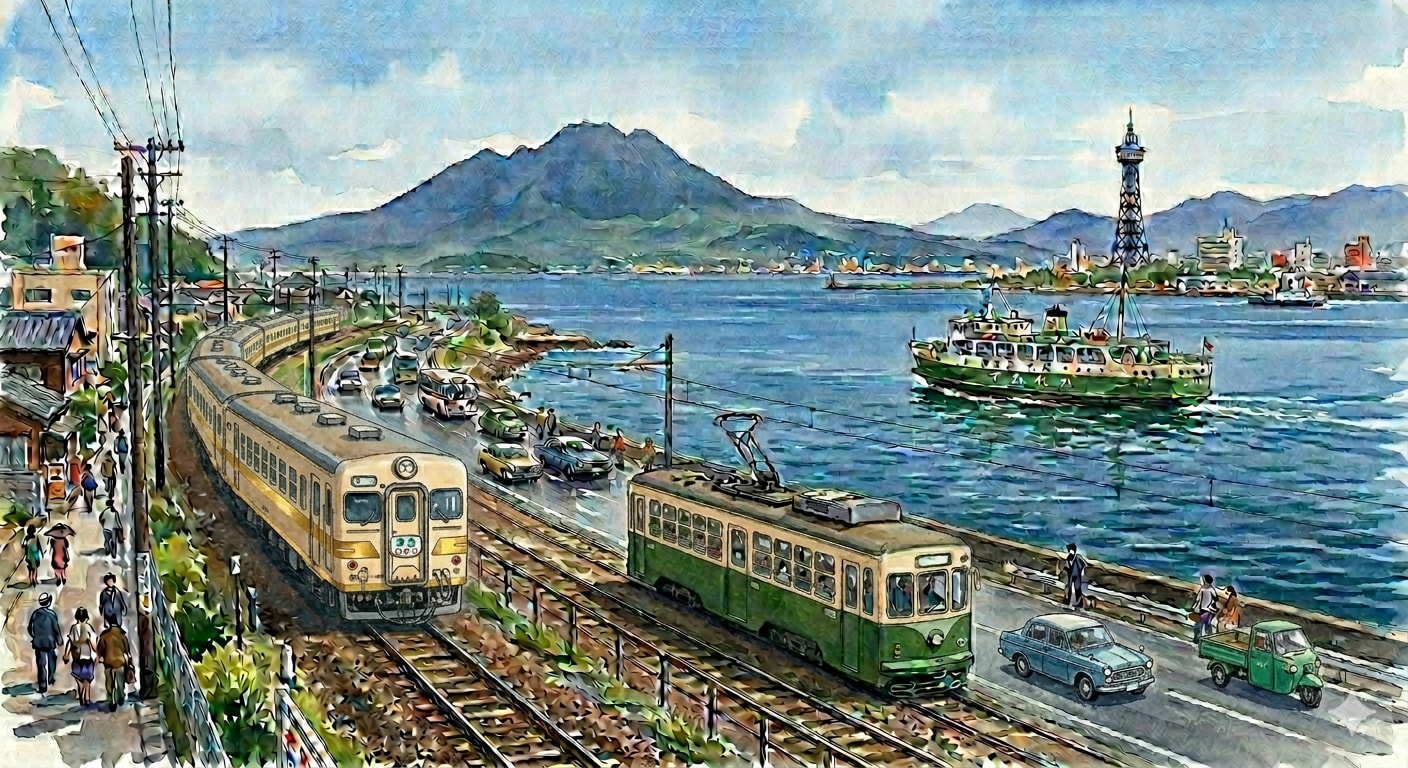 GIminiとのやりとり３（別府湾風景514） | の人気AIイラスト・グラビア