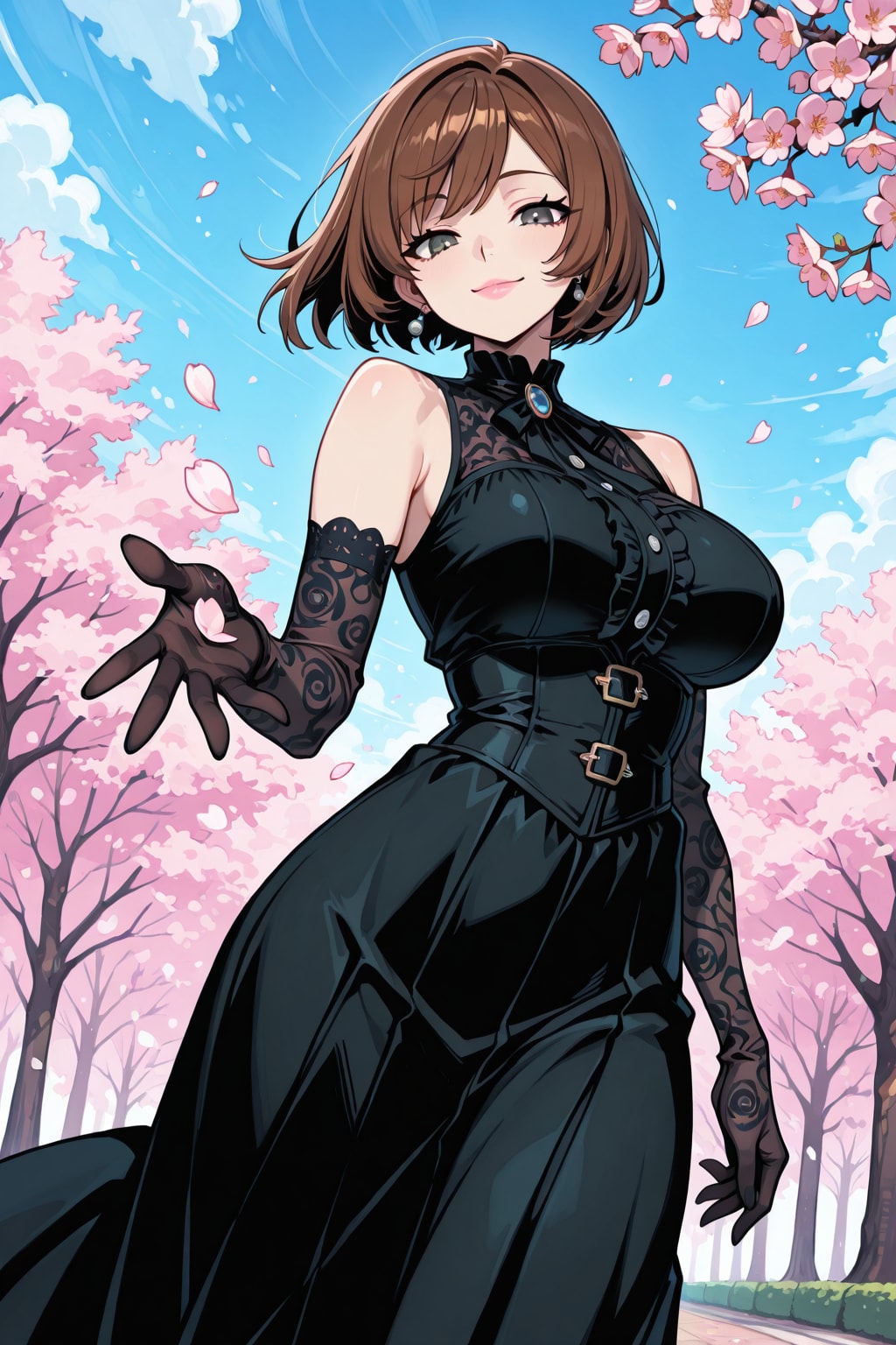 女の子と桜 2026　その７ | の人気AIイラスト・グラビア