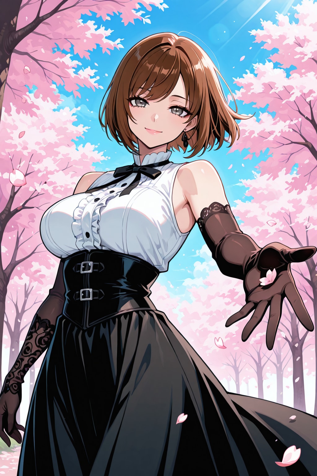 女の子と桜 2026　その７