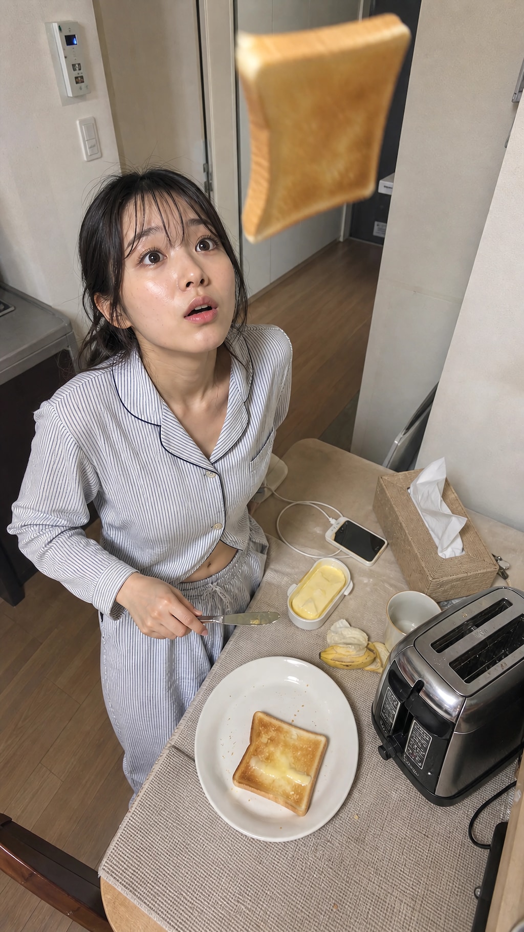The Morning Toast Defied Gravity