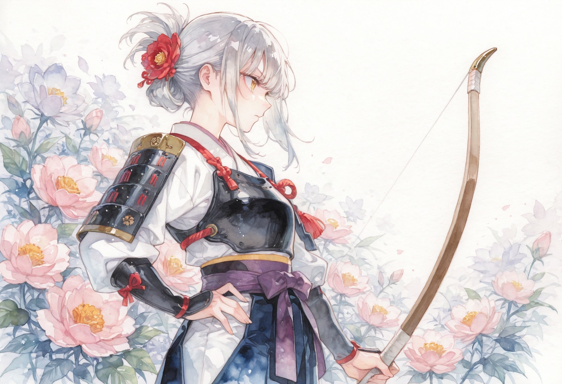看板娘　flowers