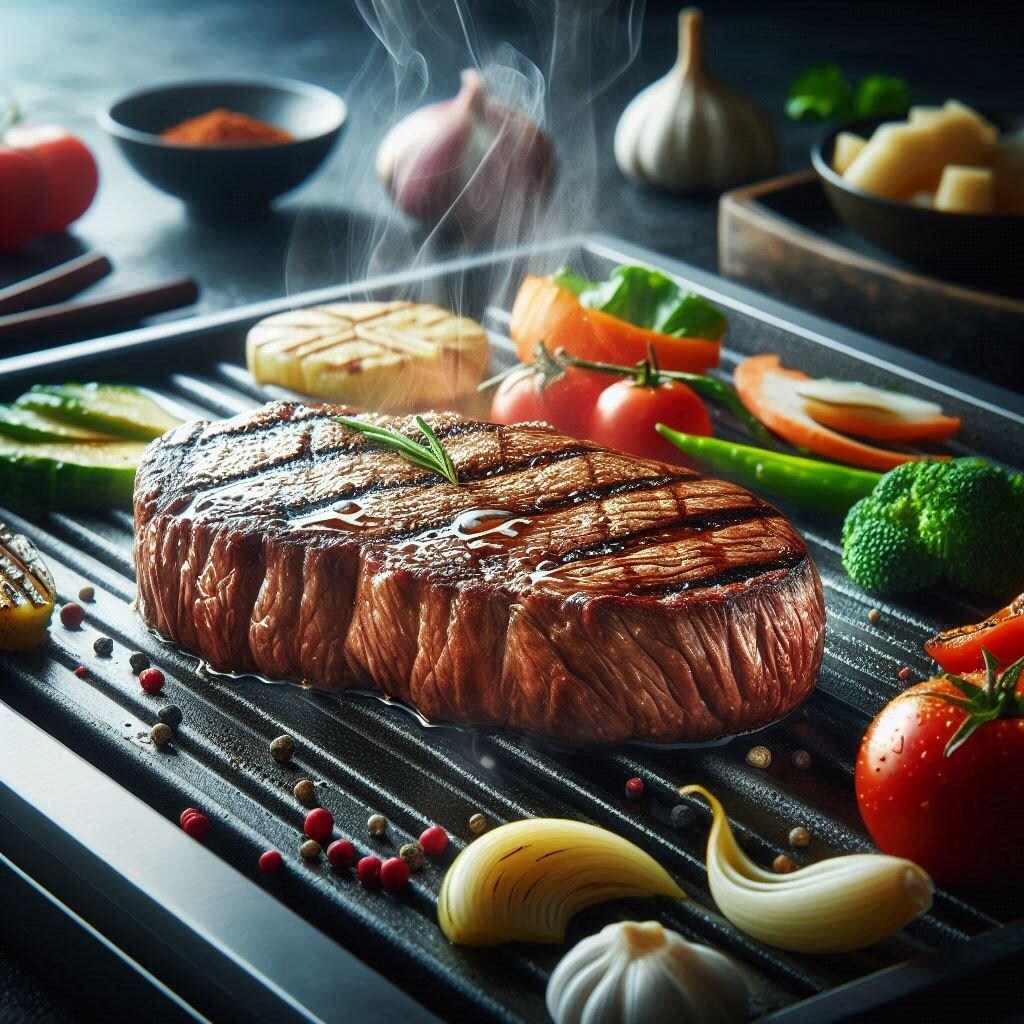 鉄板ステーキ